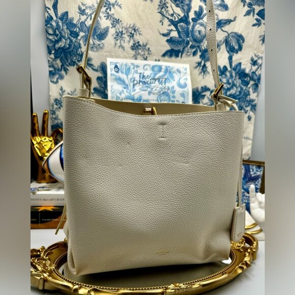 🆕 OROTON 🧿 NOWT Margot Hobo Shoulder Bag, Ivory - Picture 3 of 16
